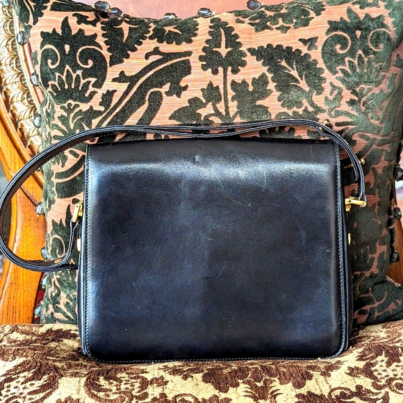 💯AUTH✨💎BALLY💎✨💎VINTAGE LOCK FLAPBAG - Picture 6 of 17